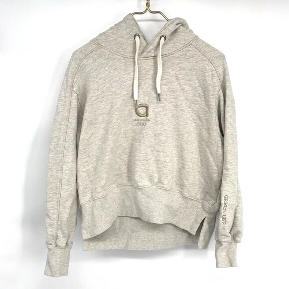 NAU All for Green Life Hooded Sweatshirt Heather Gray Womens Size M - Picture 1 of 6